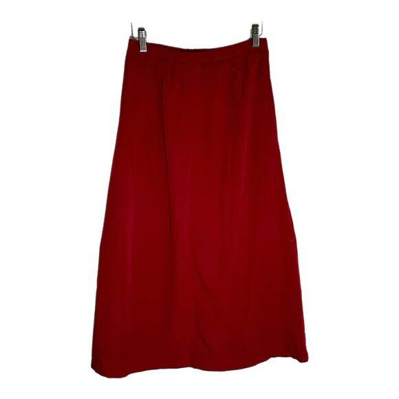 Coldwater Creek Red Midi Skirt, Size Petite Small, Pre-owned - Picture 2 of 4